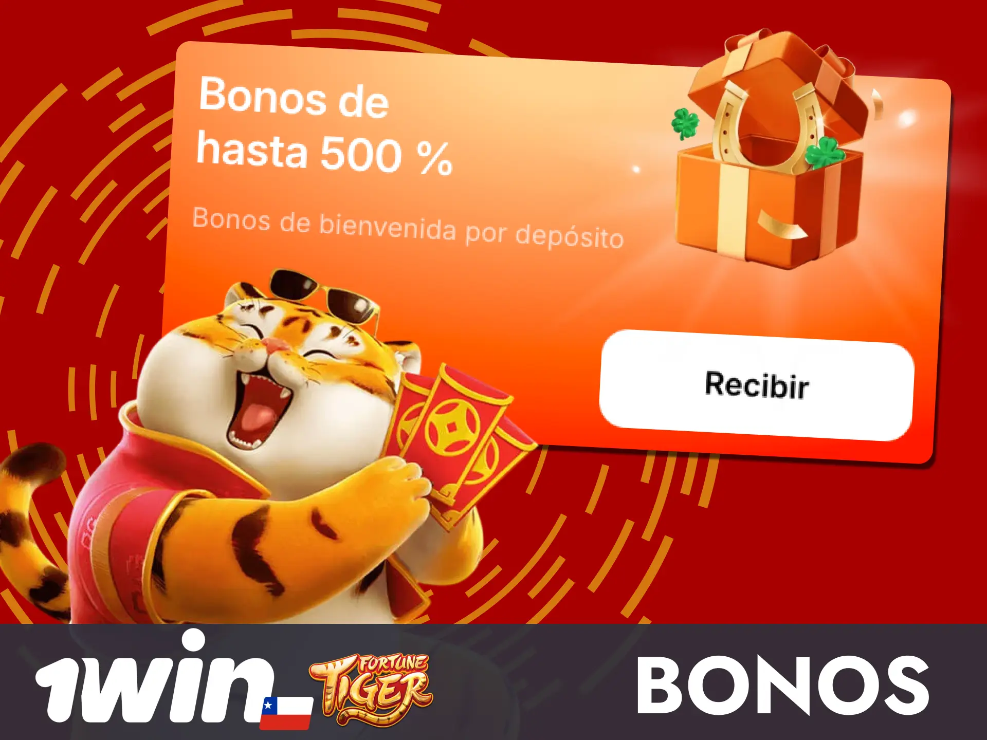 Activa el bono de bienvenida en 1win y juega a Fortune Tiger gratis.