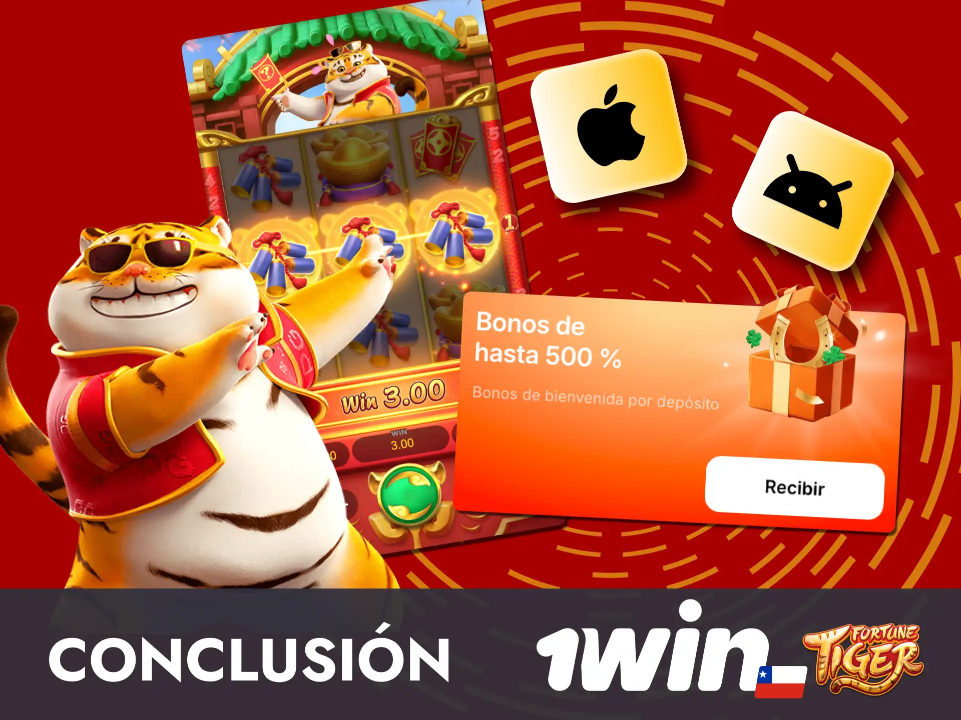 Diviértete con la tragamonedas Fortune Tiger en el sitio seguro y oficial de 1win.