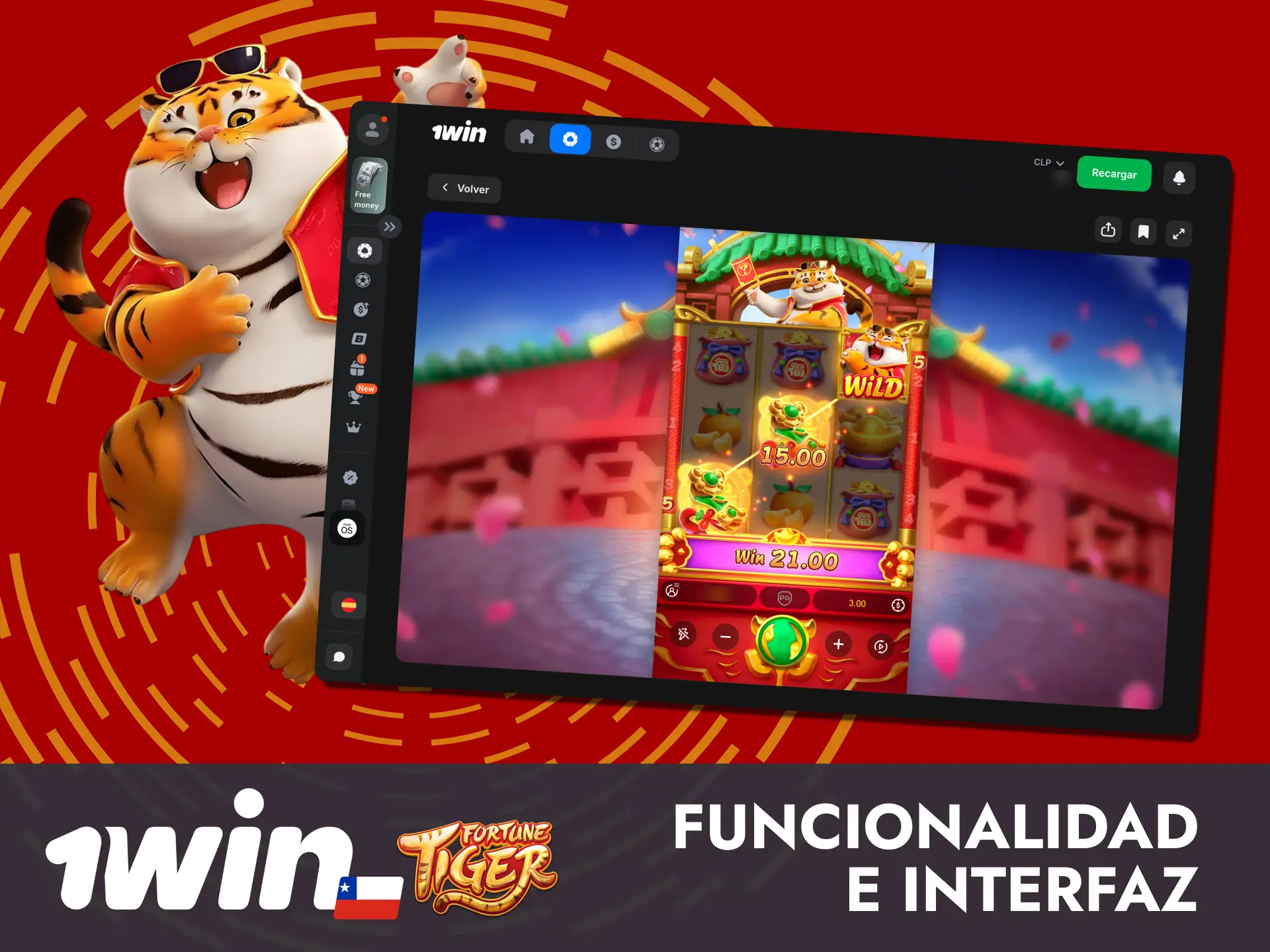 Disfruta la interfaz fluida de Fortune Tiger y juega hoy en el sitio oficial de 1win.