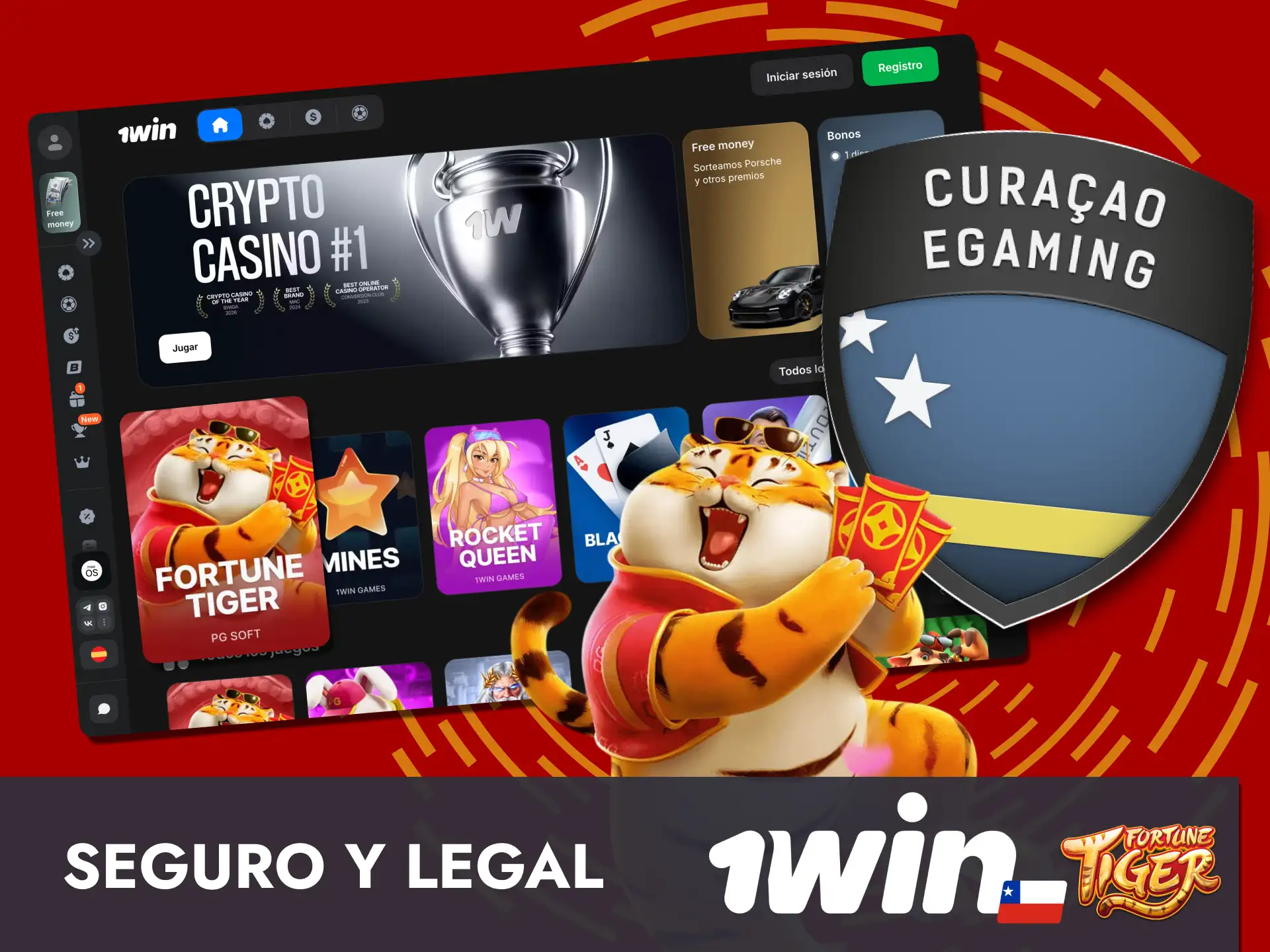 Apuesta con total seguridad en Fortune Tiger gracias a la licencia oficial de 1win.